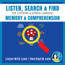 LISTEN, SEARCH AND FIND - Auditory Memory & Comprehension
