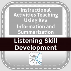 Instructional Activities Teaching Using Key Information and Summarization