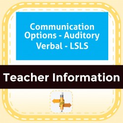 Communication Options - Auditory Verbal - LSLS